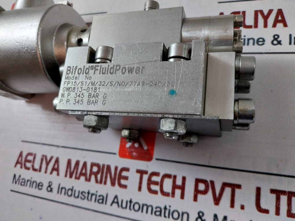 Bifold Fluid Power Fp15/S1/M/32/S/No/77A9-24D/30 Solenoid Valve 24V Dc