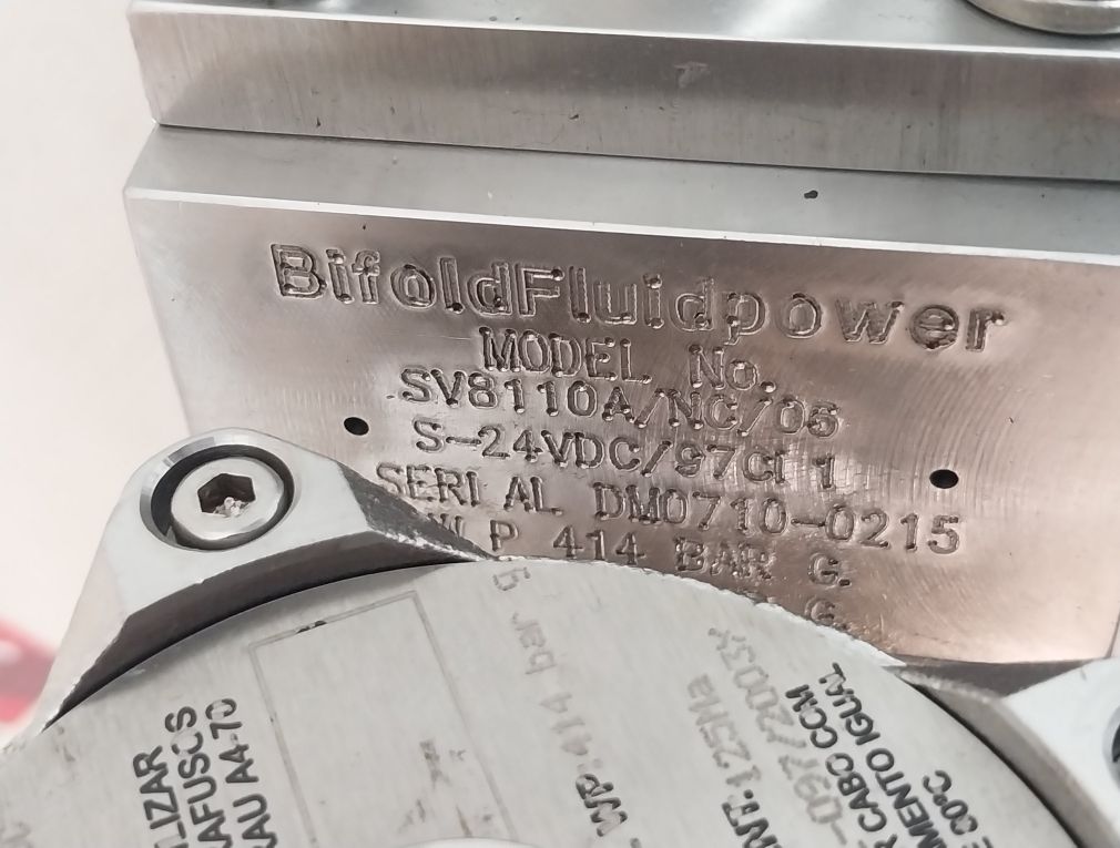 Bifold Fluidpower 97Ci Sv8110A/Nc/06 High-quality Solenoid Valve