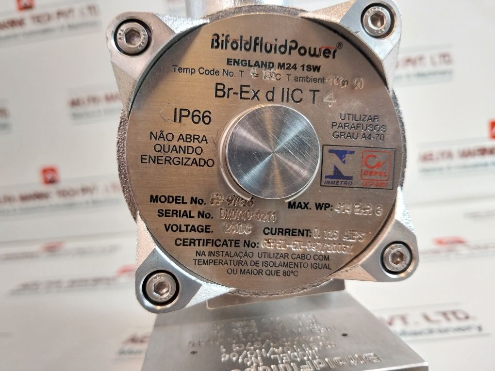 Bifold Fp01/129/S1A/M/32/Nc/S-24Vdc/97Ci-3 Solenoid Valve Sv8110A/Nc/06