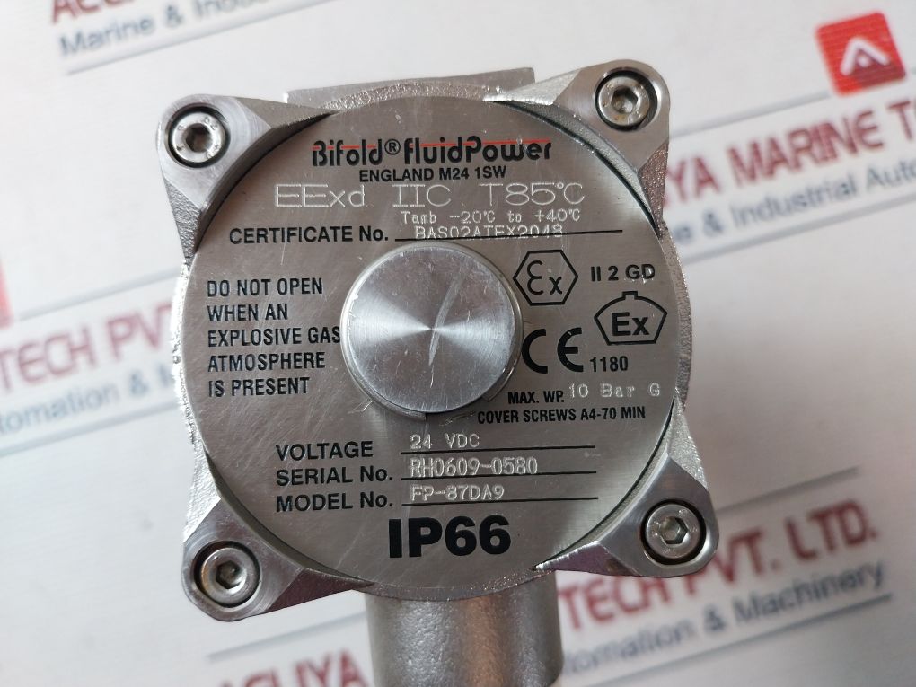 Bifold Fp-87Da9 Solenoid Valve Ip66