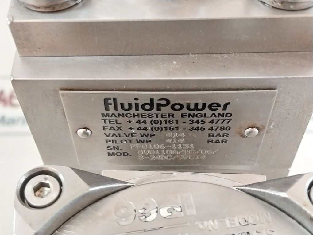 Bifold Sv8110A/Nc/06/ Fluid Power Solenoid Valve 24 Vdc Pw