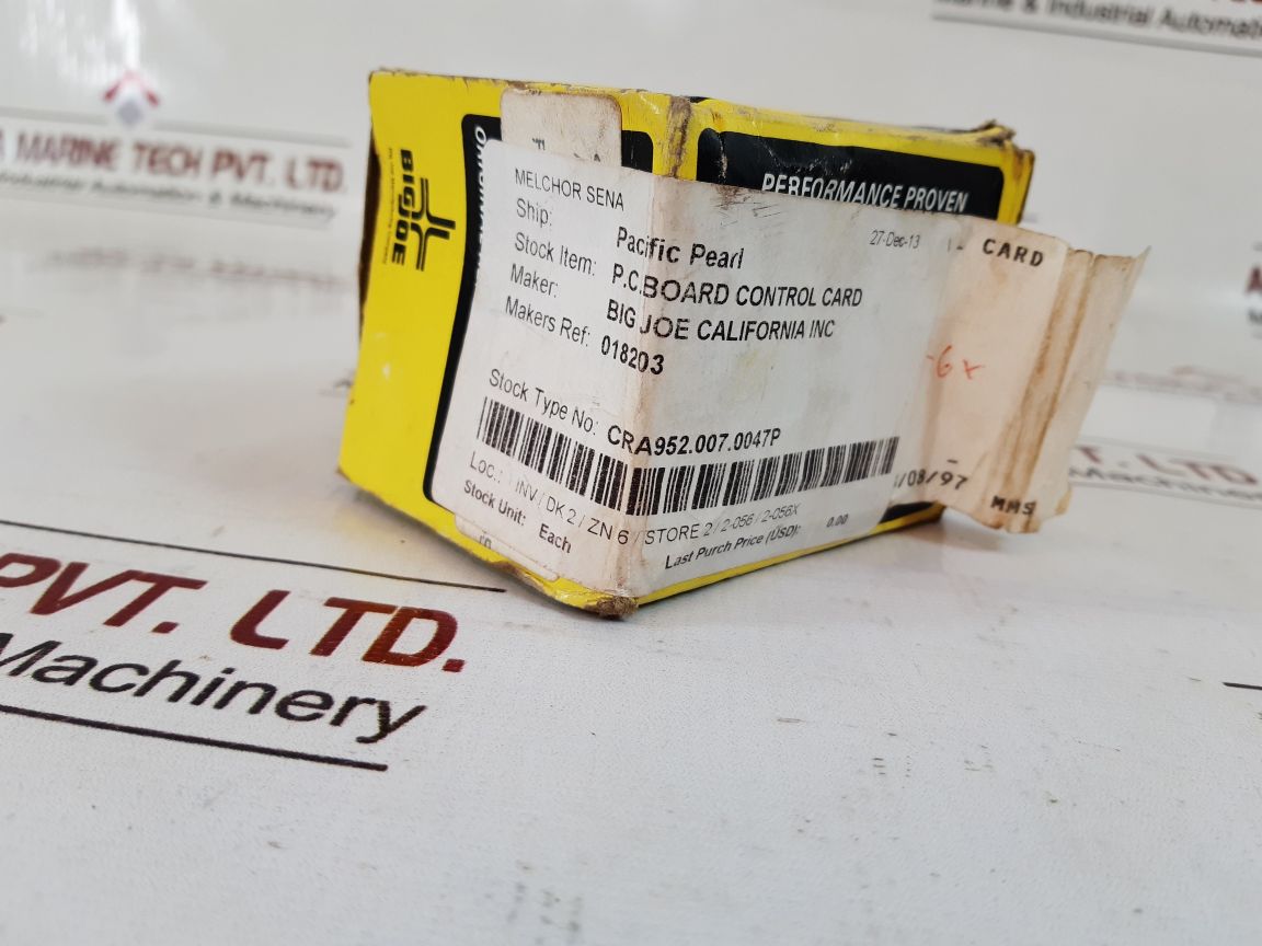 Big Joe 018203 P.C.Board Control Card