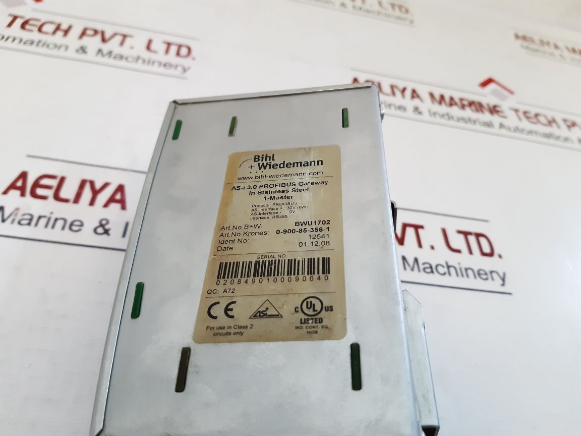 Bihl Wiedemann Krones As-i 3.0 Profibus Gateway Bwu1702