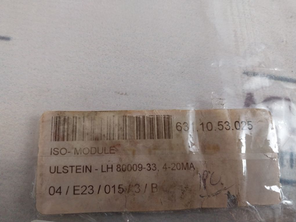 Bircher Lh80009-33 Ulstein Liaaen Helitron A/S Iso-module 4-20Ma