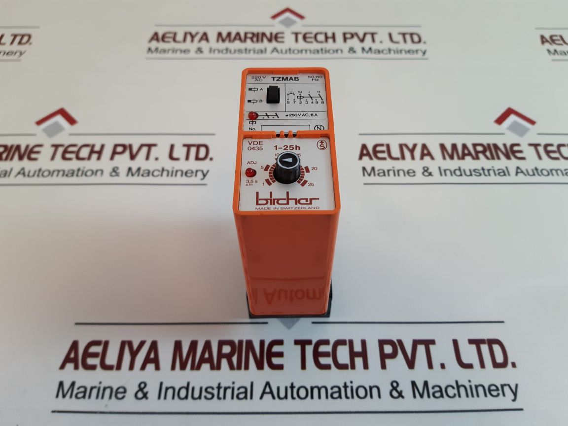 Bircher Tzmab Time Delay Relay 1-25H