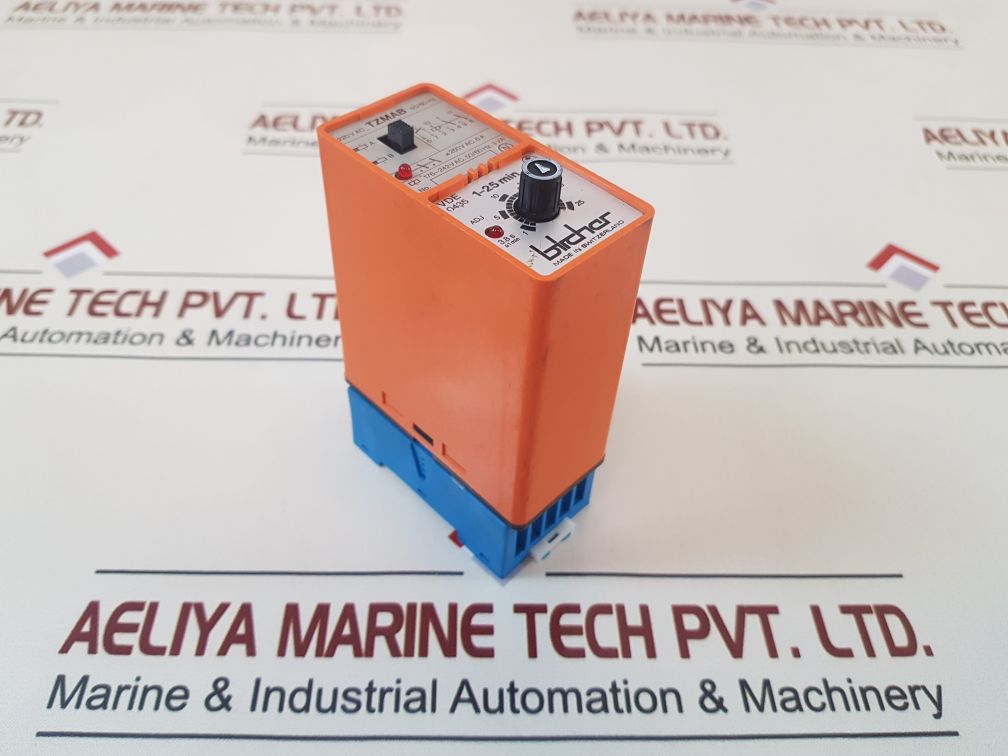 Bircher Tzmab Time Delay Relay 1-25 Min