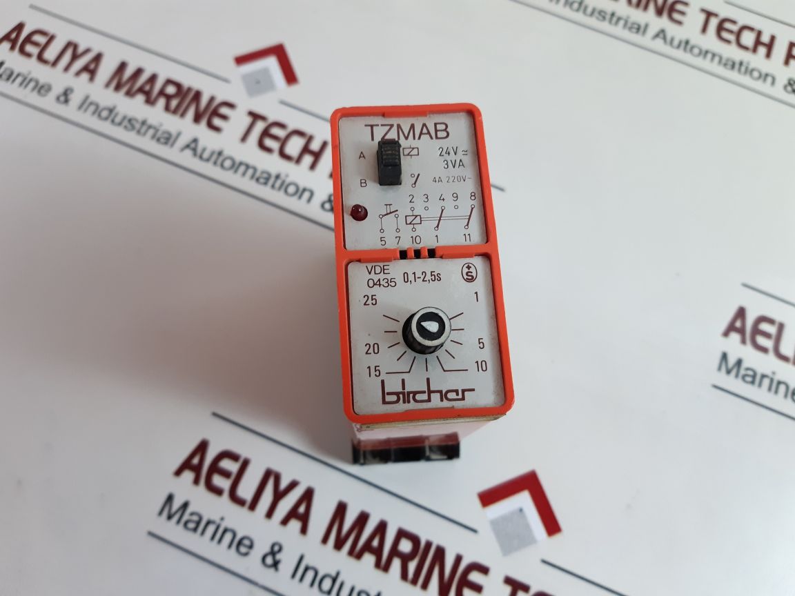 Bircher Tzmab Time Delay Relay
