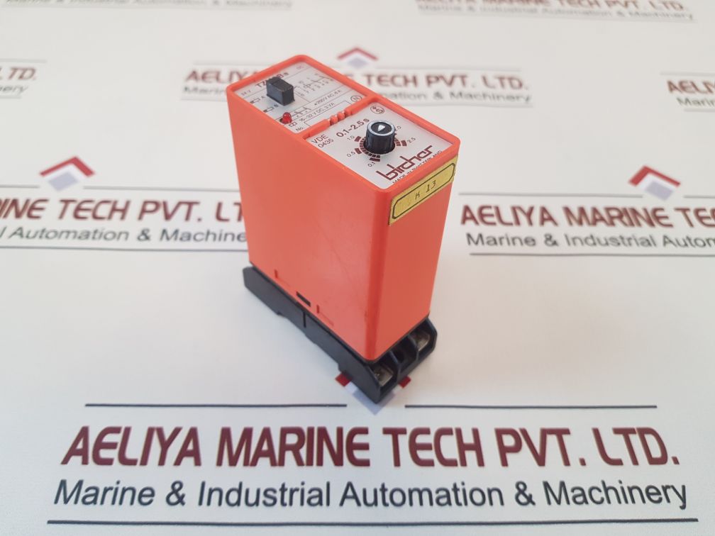 Bircher Tzmaba Vde 0435 Time Delay Relay 0.1-2.5S
