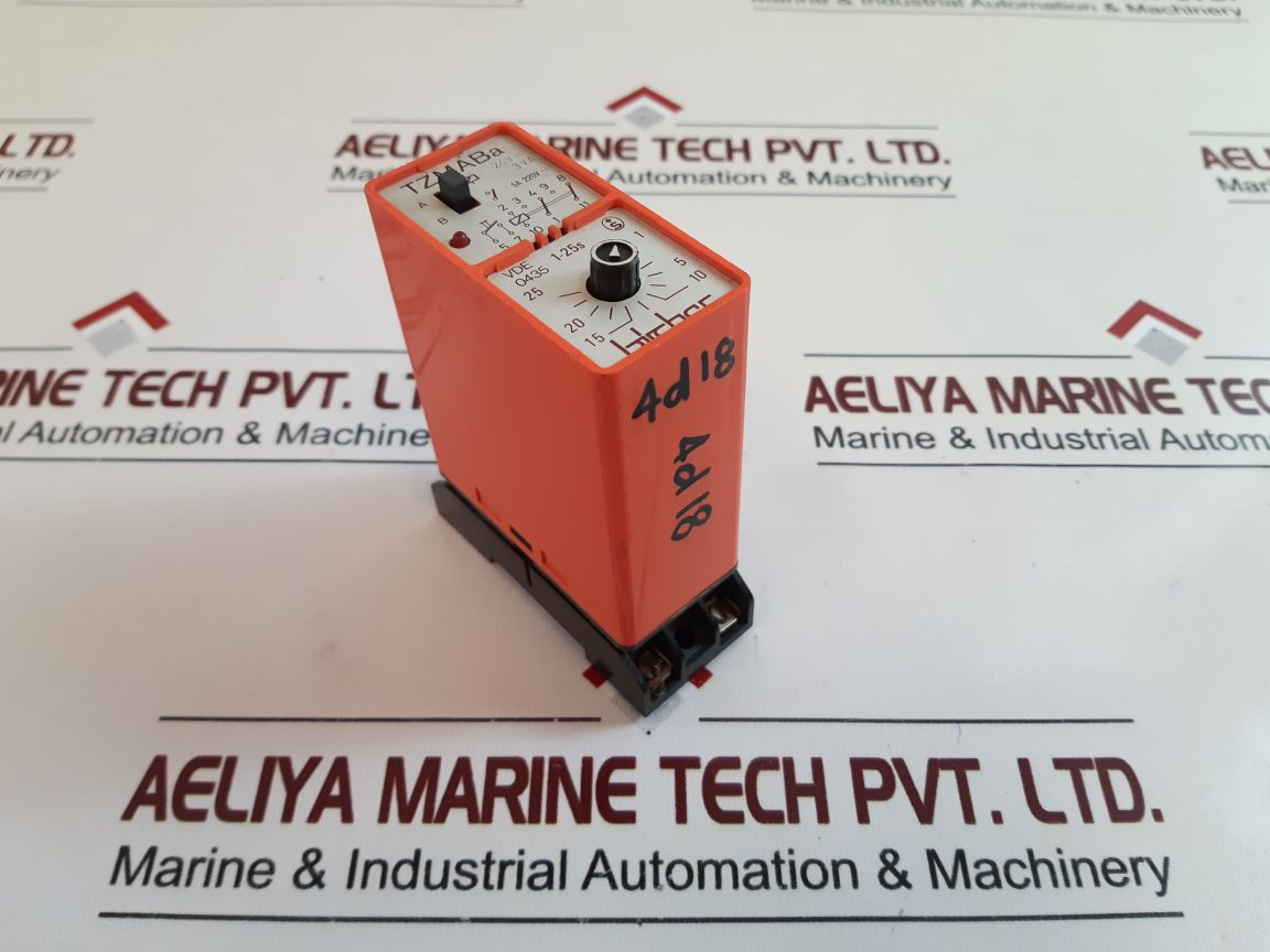 Bircher Tzmaba Vde 0435 Time Delay Relay 1-25S