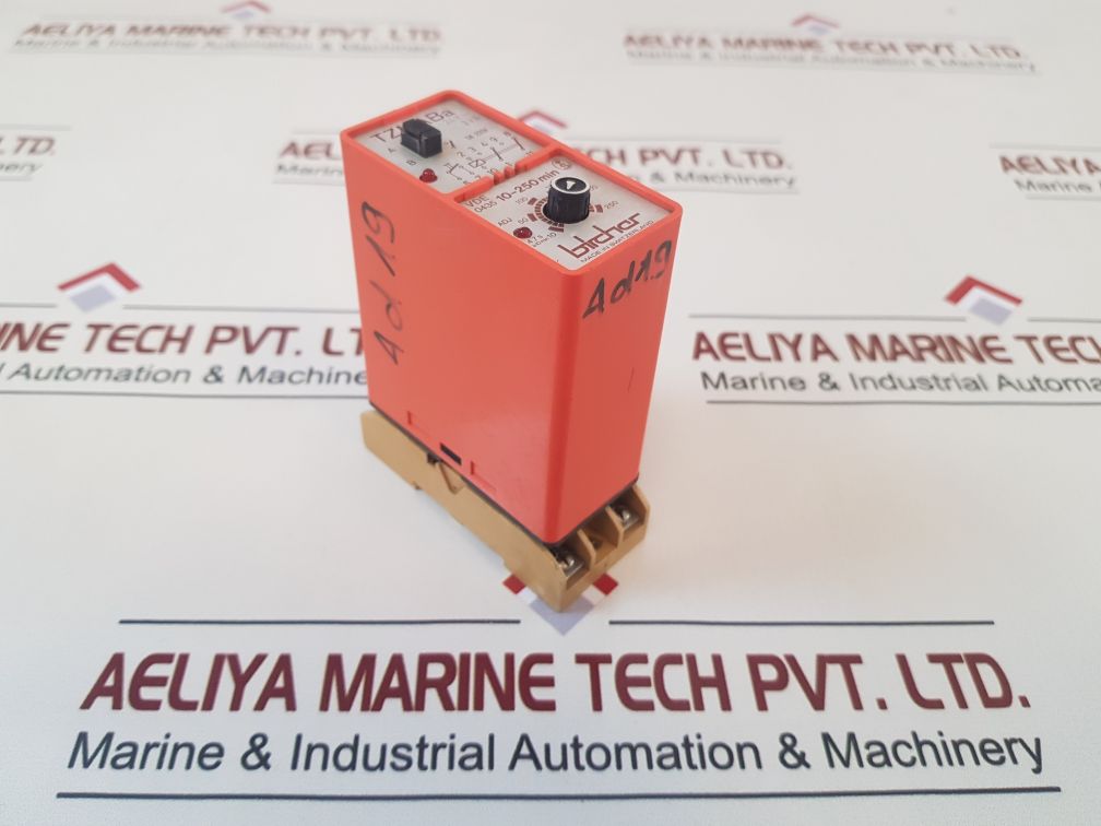 Bircher Tzmaba Time Delay Relay 10-250 Min 