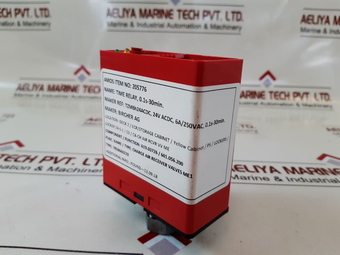 Bircher Tzmbh24Acdc Time Delay Relay 0.1S-30Min
