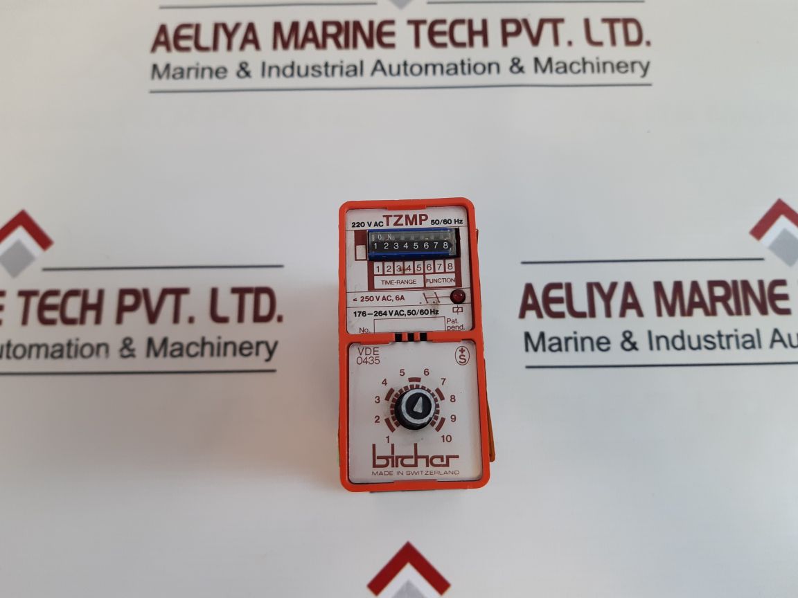 Bircher Tzmp Time Delay Relay 0.1-300Min
