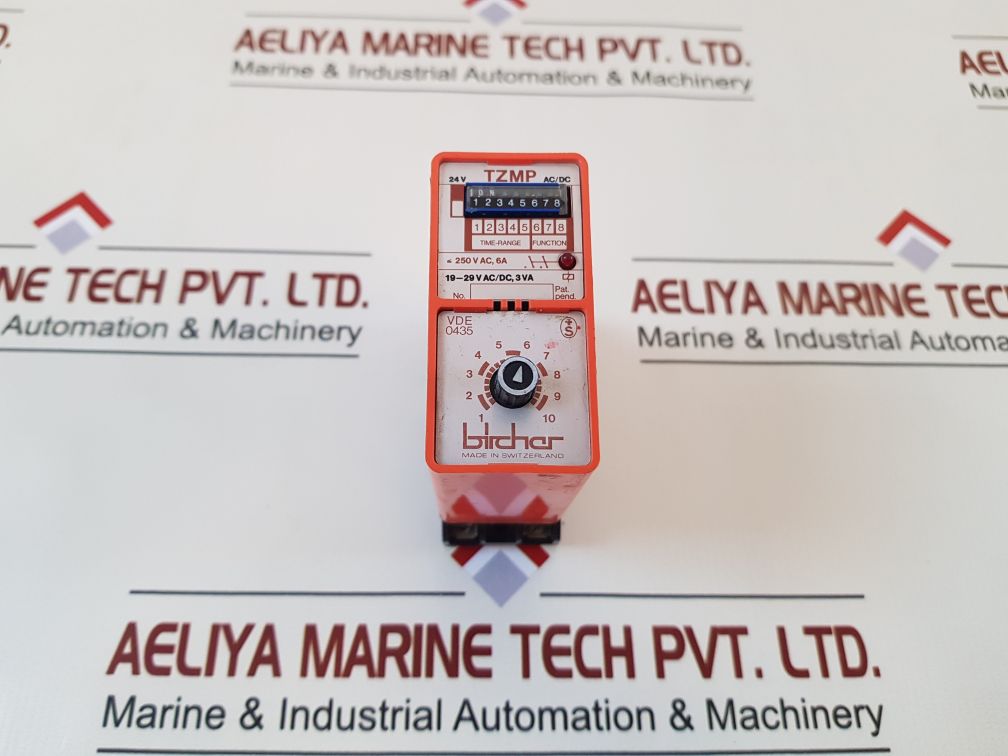 Bircher Tzmp Time Delay Relay 24V Ac/Dc