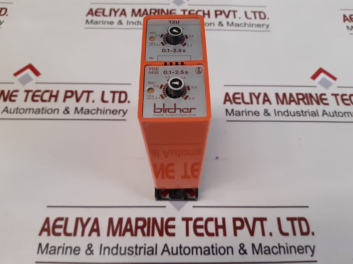 Bircher Tzu Time Delay Relay 0.1-2.5S