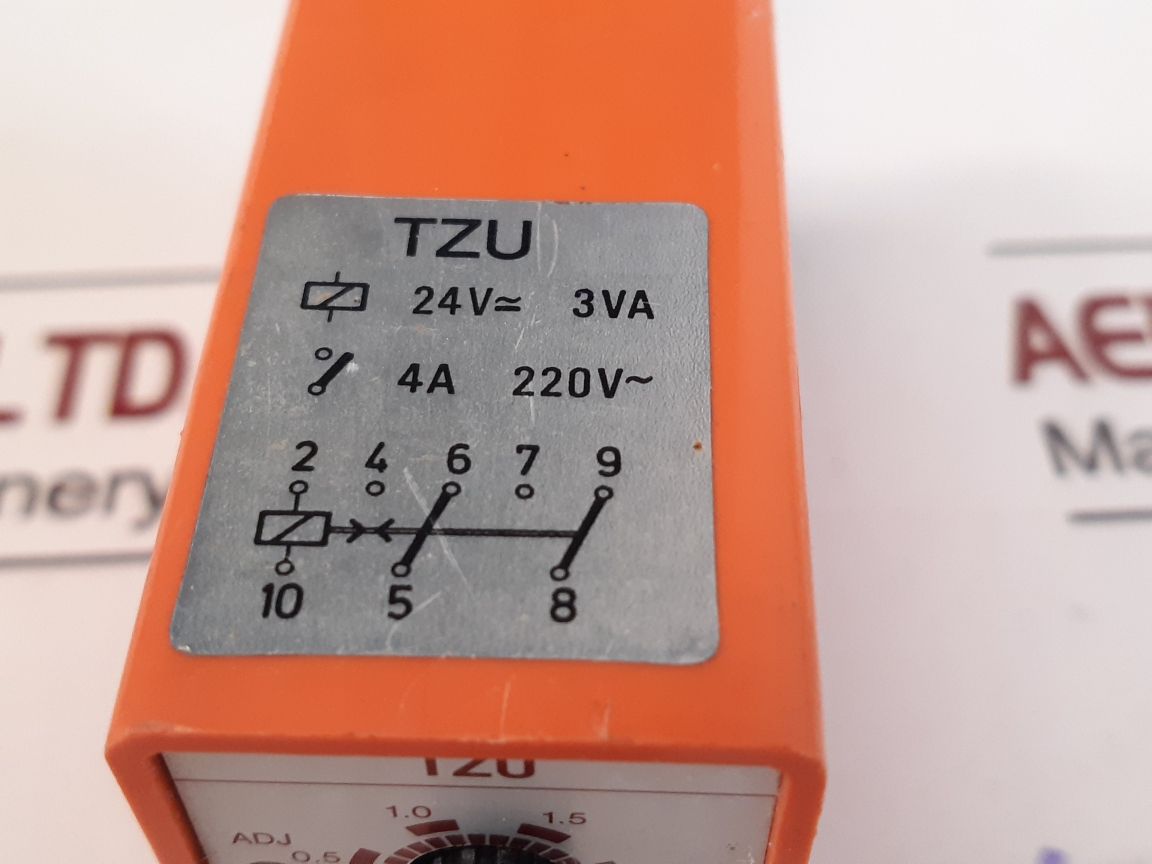 Bircher Tzu Time Delay Relay 0.1-2.5S