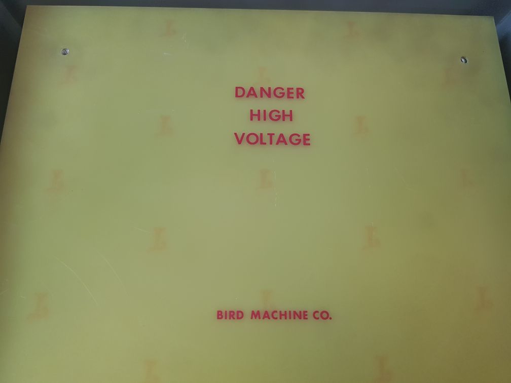 Bird Machine 00010 Contactor Box