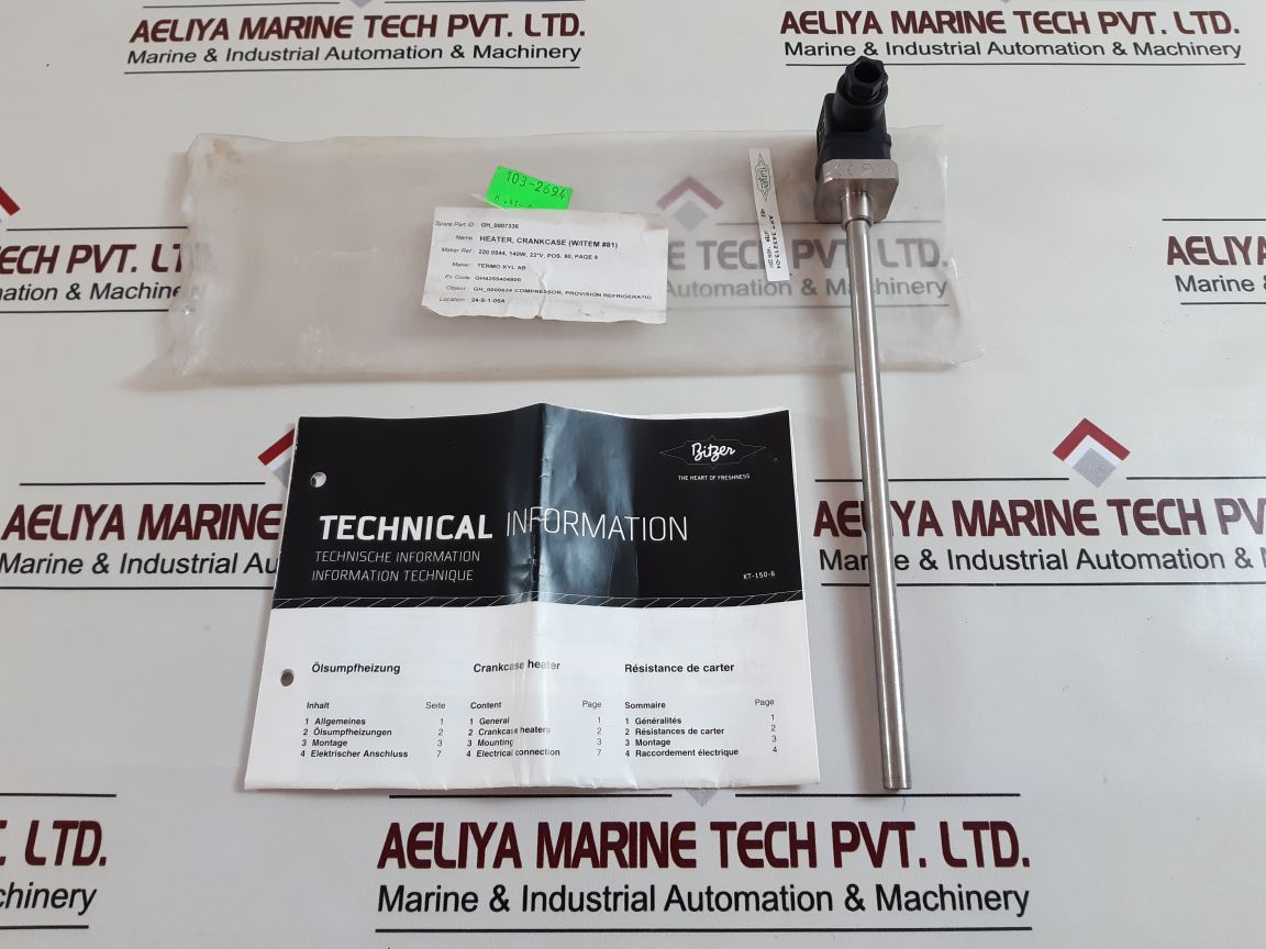 Bitzer 343213-04 Heater
