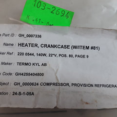 Bitzer 343213-04 Heater

