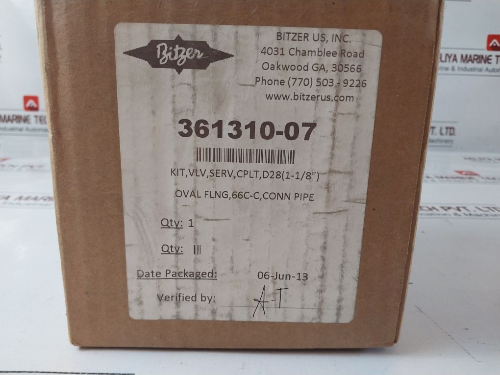 Bitzer 361310-07 Shut-off Valve Kit