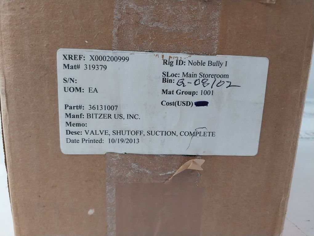 Bitzer 361310-07 Shut-off Valve Kit