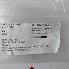 Bitzer 36131007 Shut-off Valve Kit