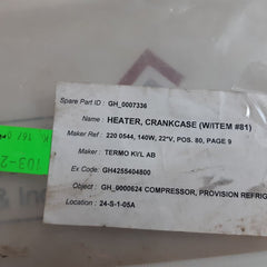 Bitzer 343213-04 Heater E112303 