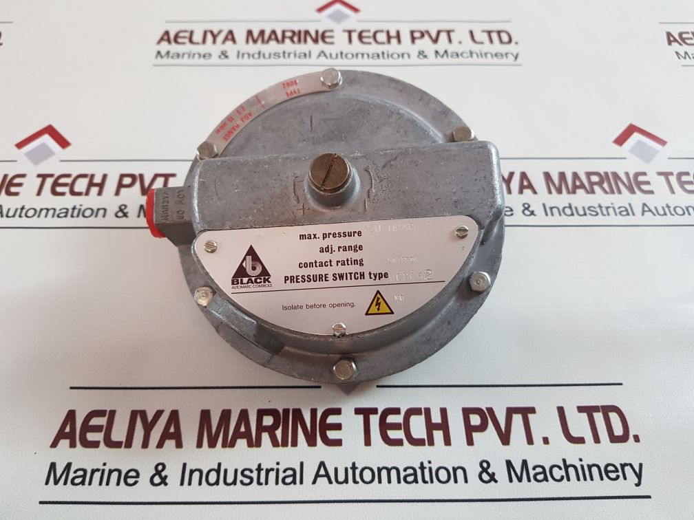 Black Automatic Controls Bc8062 Pressure Switch