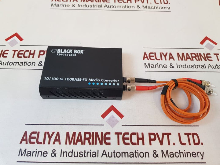Black Box 7247465500 10100 To 100Base-fx Media Converter Lh1706A-st Set
