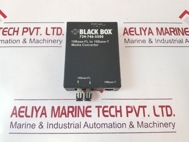 Black Box 724 746 5500 Media Converter Le2120A-r4,10 Base-fl To 10 Base-t