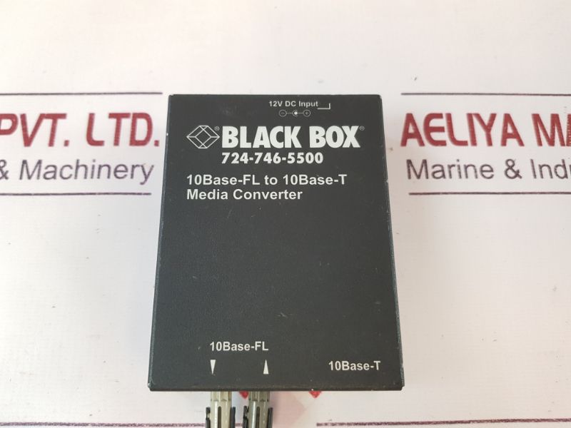 Black Box 724 746 5500 Media Converter Le2120A-r4,10 Base-fl To 10 Base-t