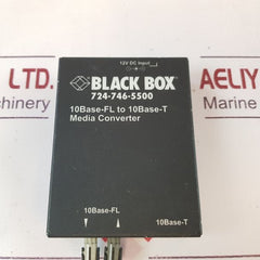 Black Box 724 746 5500 Media Converter Le2120A-r4,10 Base-fl To 10 Base-t