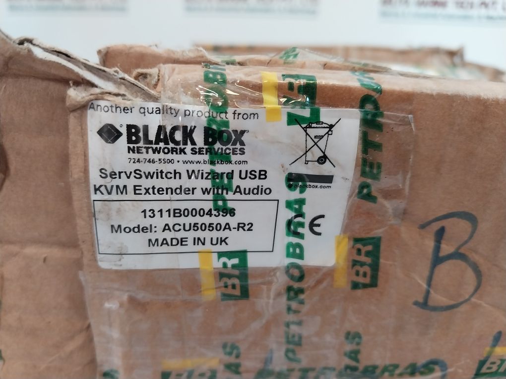 Black Box Acu5050A-r2 Kvm Extender With Audio 5V Dc 2500Ma