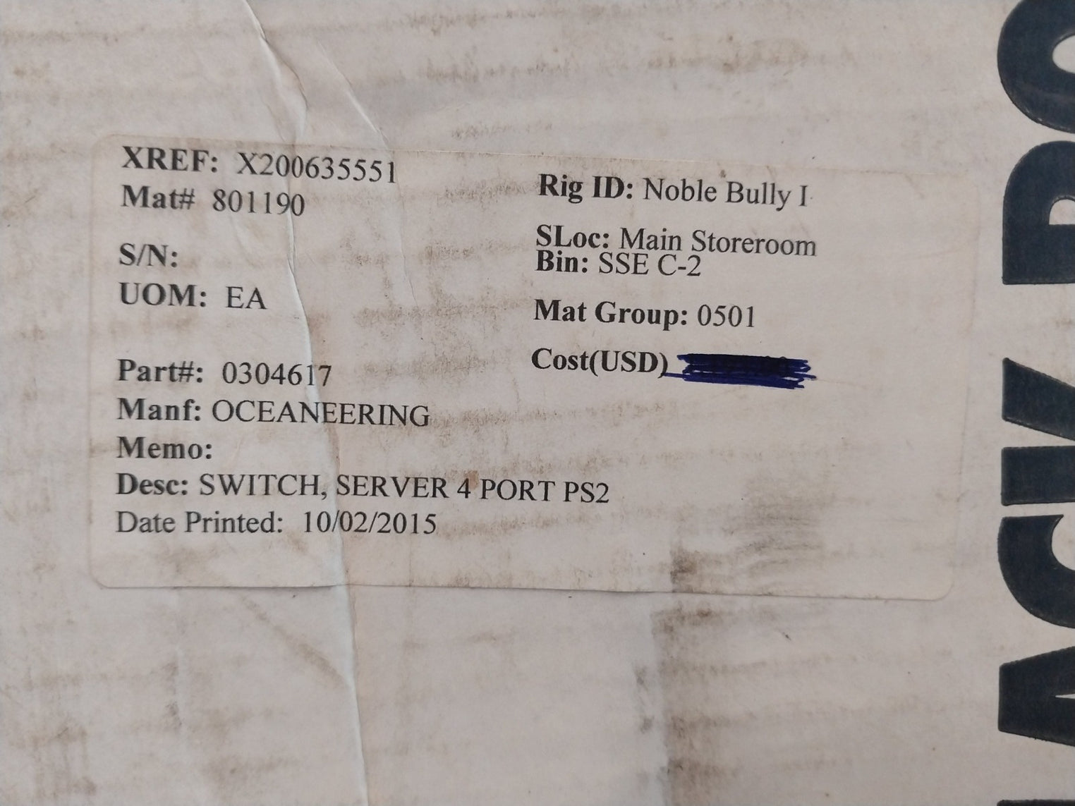 Black Box Kv3104Ma-r5 Switch Server Kit 4 Port Ps2