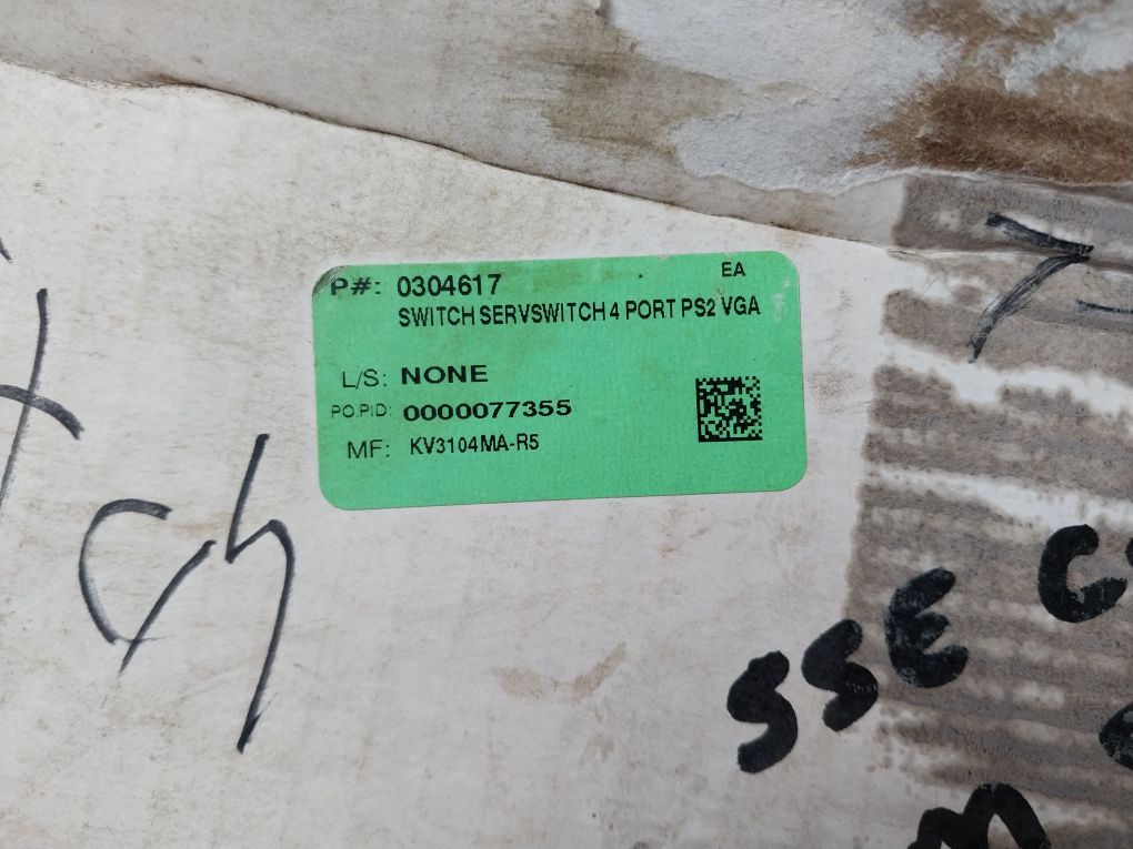 Black Box Kv3104Ma-r5 4 Port Server Switch Ps2