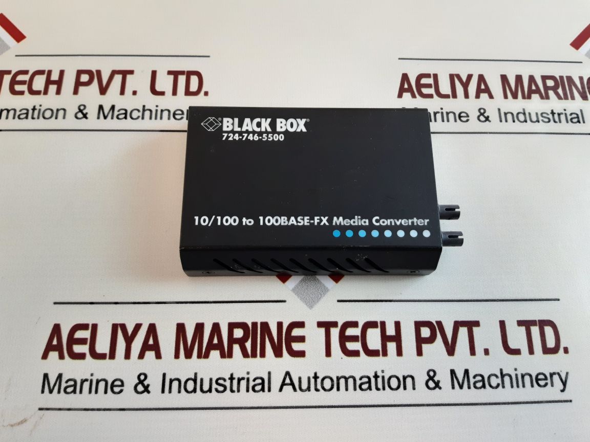 Black Box Lh1706A-st 10/100 To 100 Base-fx Media Converter