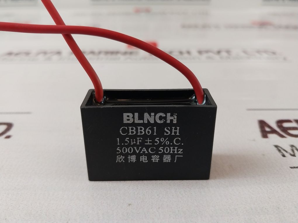 Lot Of 4X Blnch Cbb61Sh 500Vac 50Hz Fan Capacitor