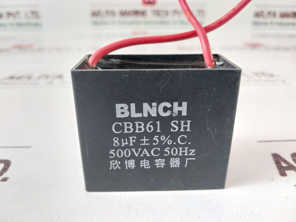 Lot Of 3X Blnch Cbb61 Sh Fan Capacitor 500Vac 50Hz