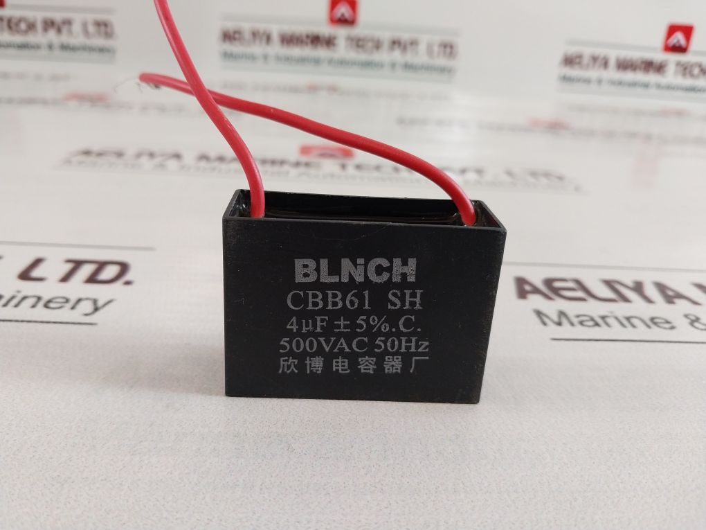 Lot Of 5X Blnch Cbb61 Sh 500Vac 50Hz Run Capacitor