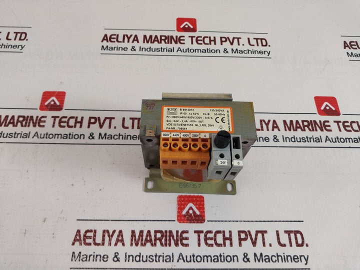 Block-trafo B 9812072 Transformer 50-60Hz