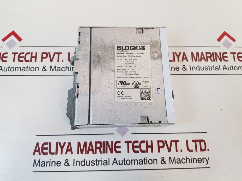 Block Pc-0124-050-0 Power Supply