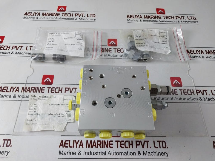 Blohm+Voss 756801 Valve Block For Power Slips (Ps 500)
