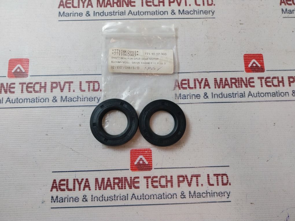 Blohm Voss E5020E Shaft Seal For Spur Gear Motor