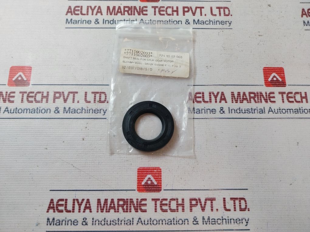 Blohm Voss E5020E Shaft Seal For Spur Gear Motor