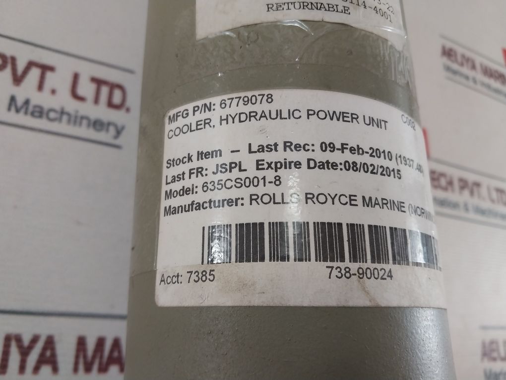 Bloksma 635Cs001-8 Cooler