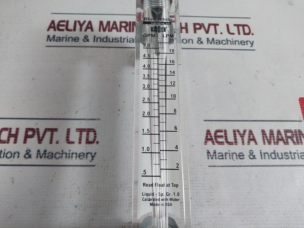 Blue-white F-550 Flowmeter 2-20 Lpm