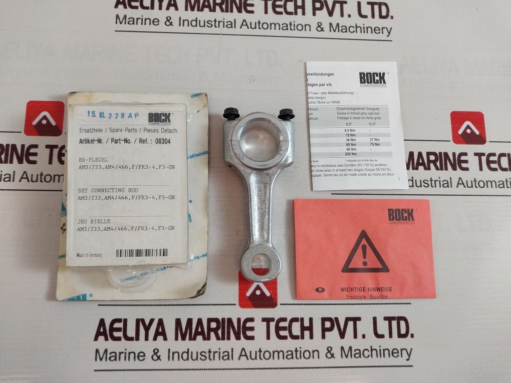 Bock 08304 Connecting Rod Am3/233, Am4/466, F/Fk3-4, F3-gn
