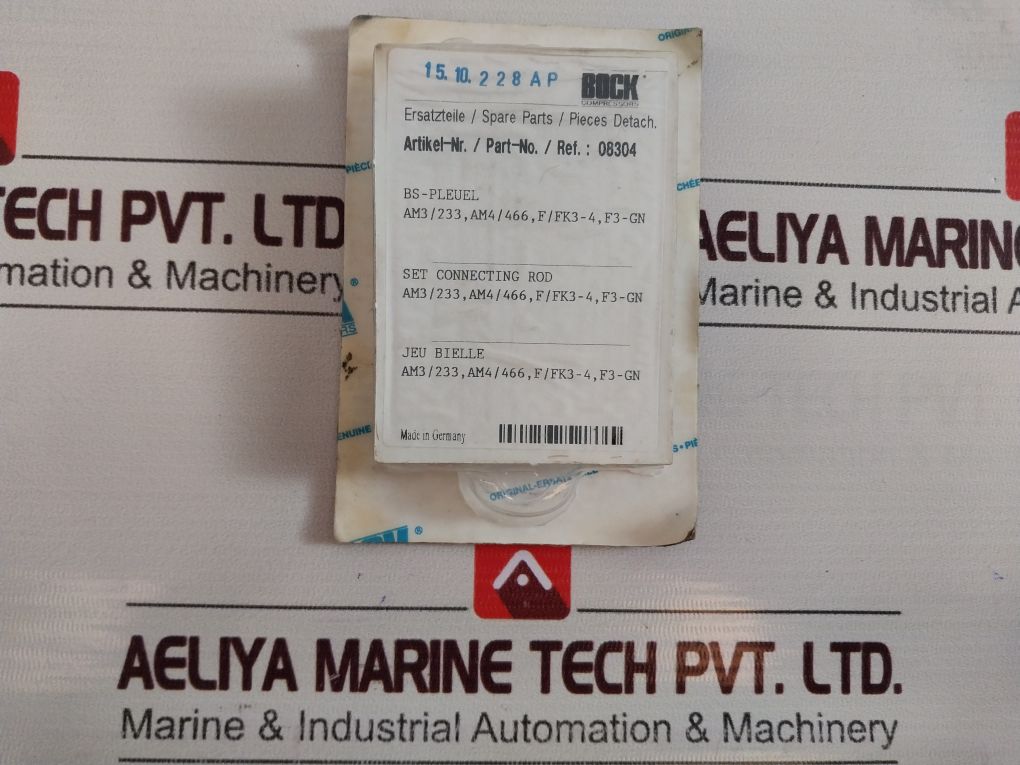 Bock 08304 Connecting Rod Am3/233, Am4/466, F/Fk3-4, F3-gn