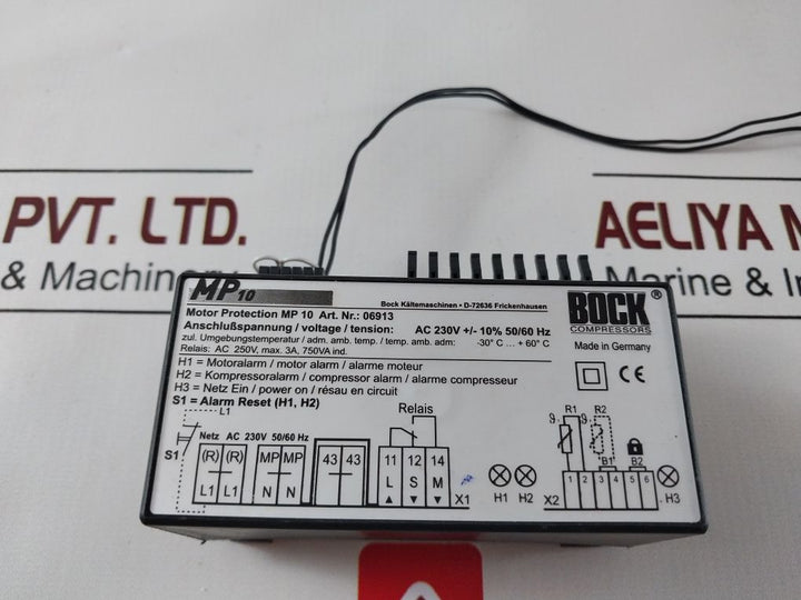 Bock Mp10 06913 Motor Protection Module