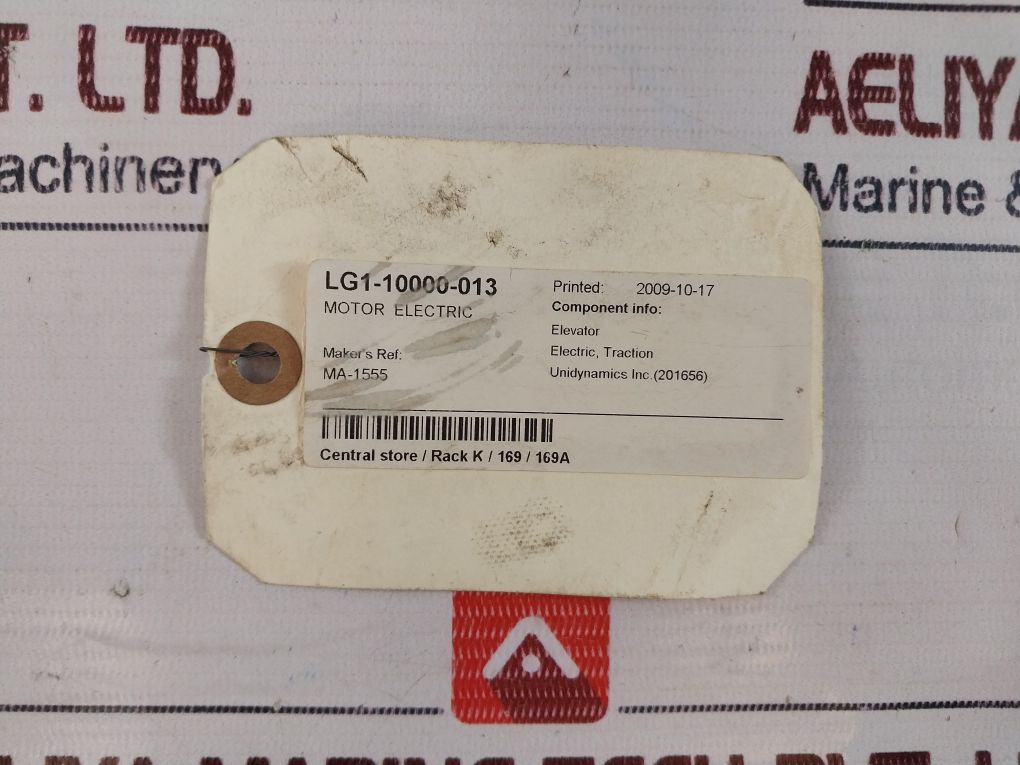 Bodine Electric Nco-55 Fractional Horsepower Motor Ma-1555