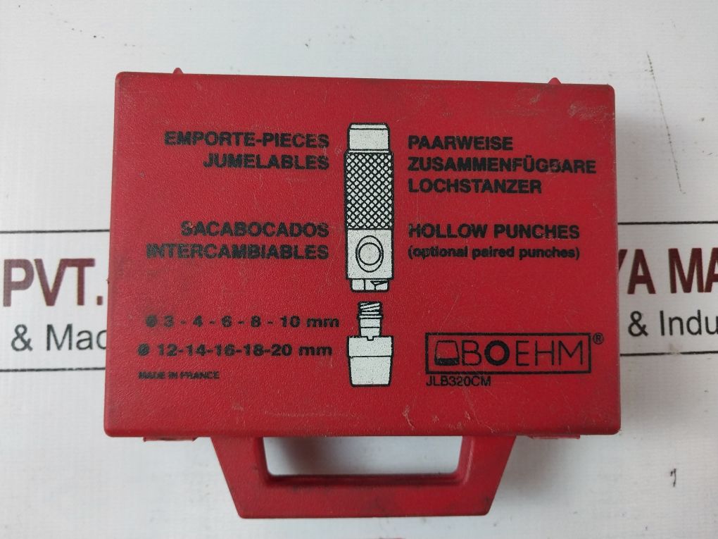 Boehm Pl320Cm Hollow Punch Kit